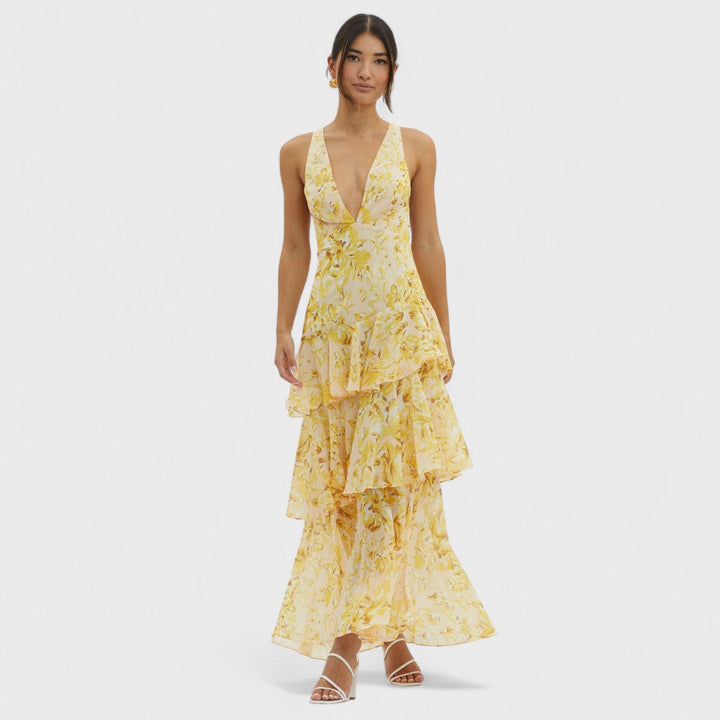 Kristýna | Bloom Shift Midi Kleid
