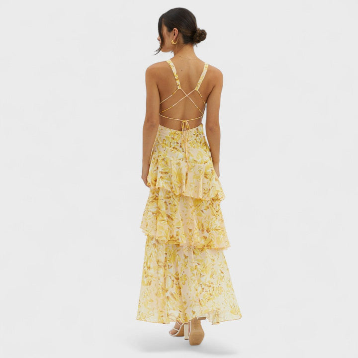 Kristýna | Bloom Shift Midi Kleid