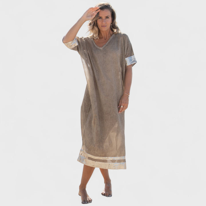 KORIANE | Kaftan Jada Taupe