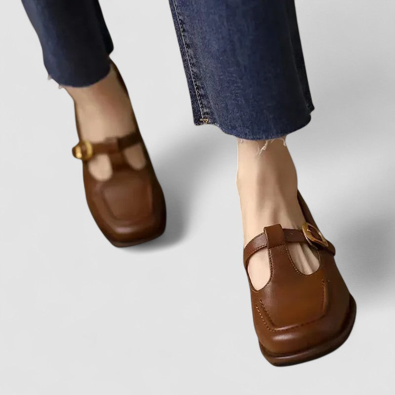 Kyrahnae | Orthopädische T-Riemchen Mary Jane Schuhe