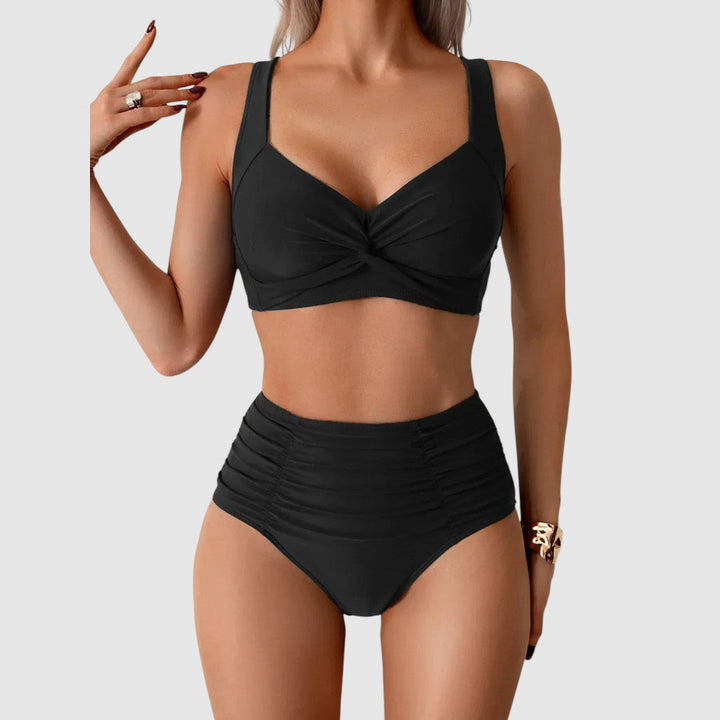 Freya | Bandeau-Bikini mit Rüschen