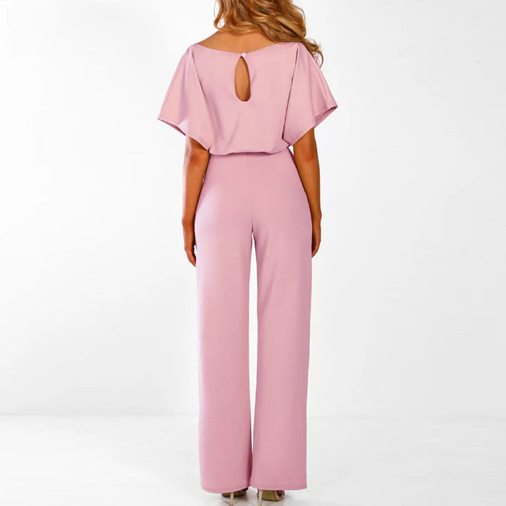 Laverna - Stilvolles Gürtel-Jumpsuit mit weitem Bein