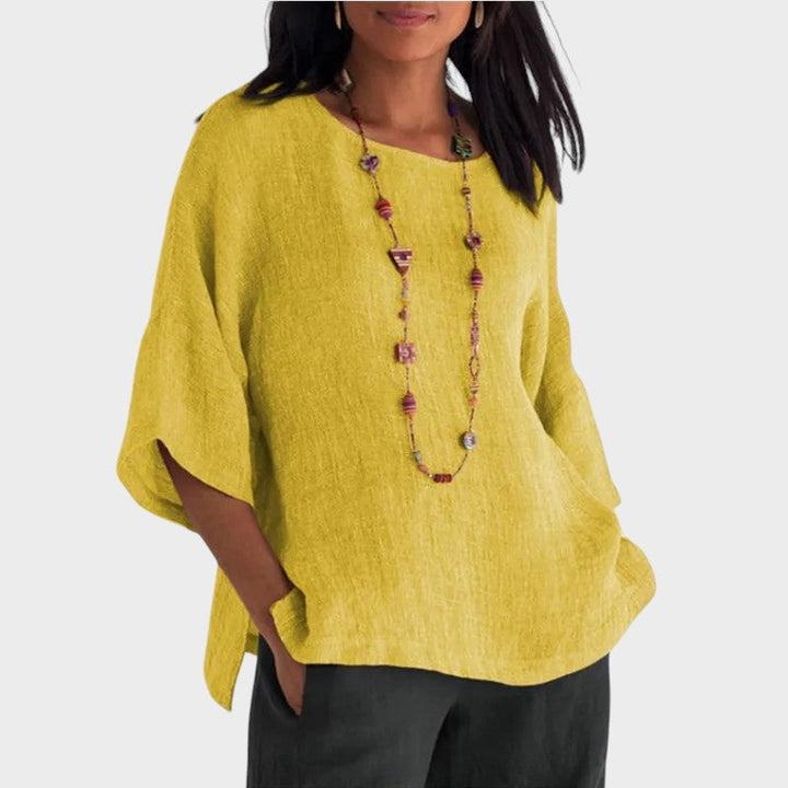 Sophia | Leichte, weiche Bluse aus Leinen