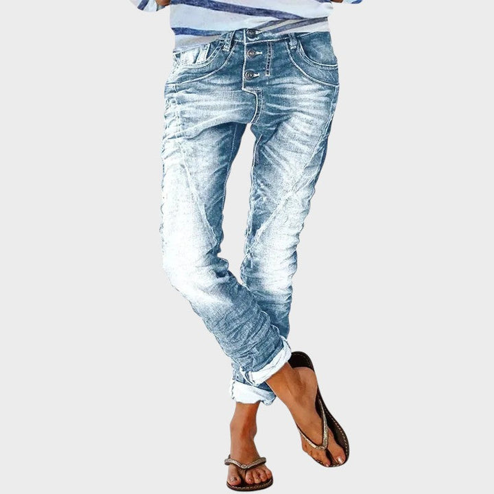 Florenz - Erweiterte Jeans aus Denim