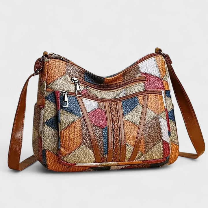 Dorothea | Mosaik Leder Handtasche