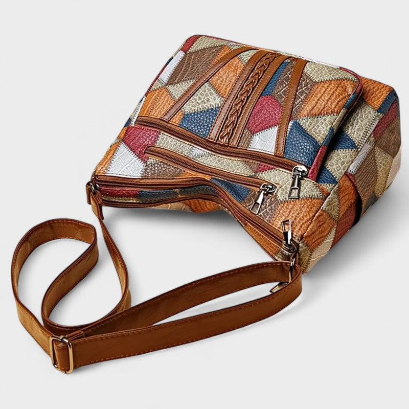 Dorothea | Mosaik Leder Handtasche