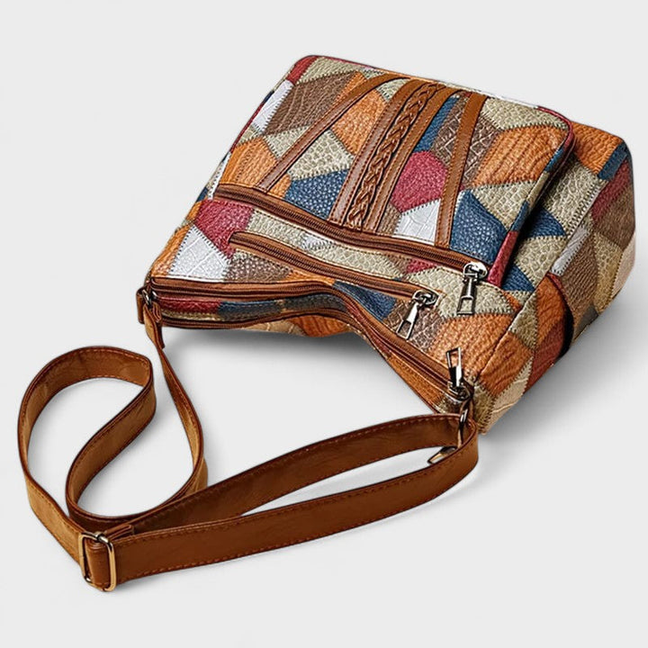Dorothea | Mosaik Leder Handtasche