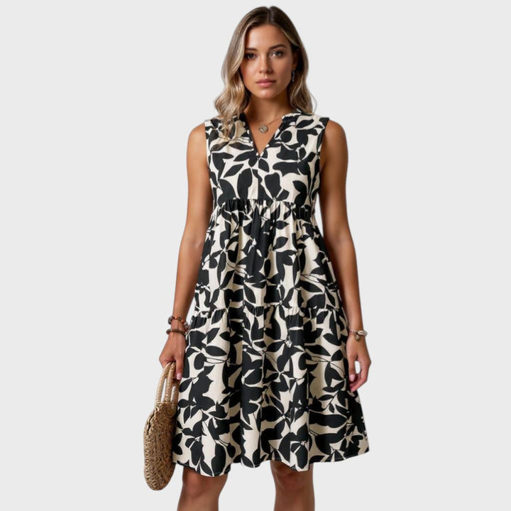 Tasha | Blühendes fließendes Kleid