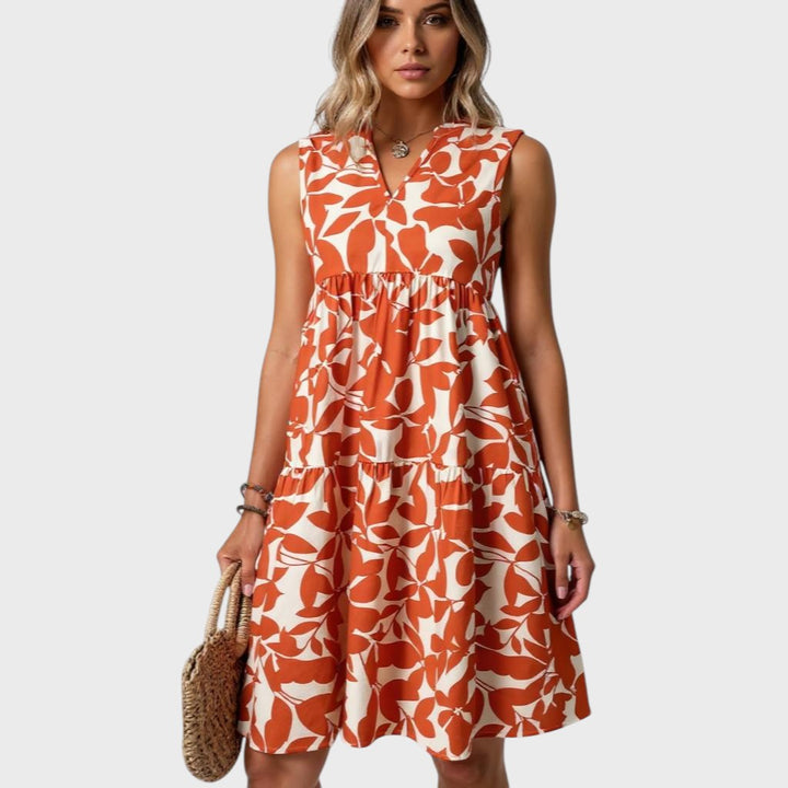 Tasha | Blühendes fließendes Kleid