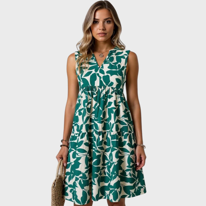 Tasha | Blühendes fließendes Kleid