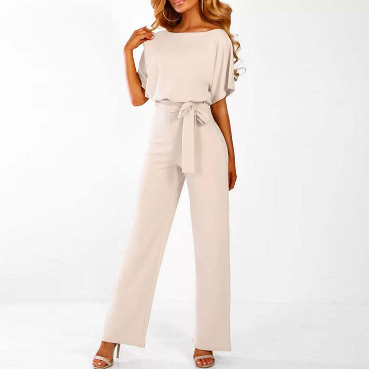 Laverna - Stilvolles Gürtel-Jumpsuit mit weitem Bein