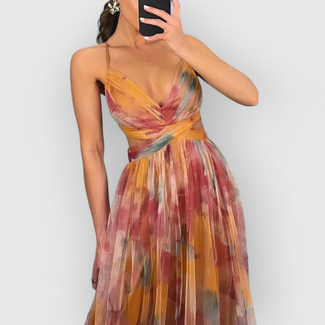 verity | Maxi Kleid mit Blumenmuster