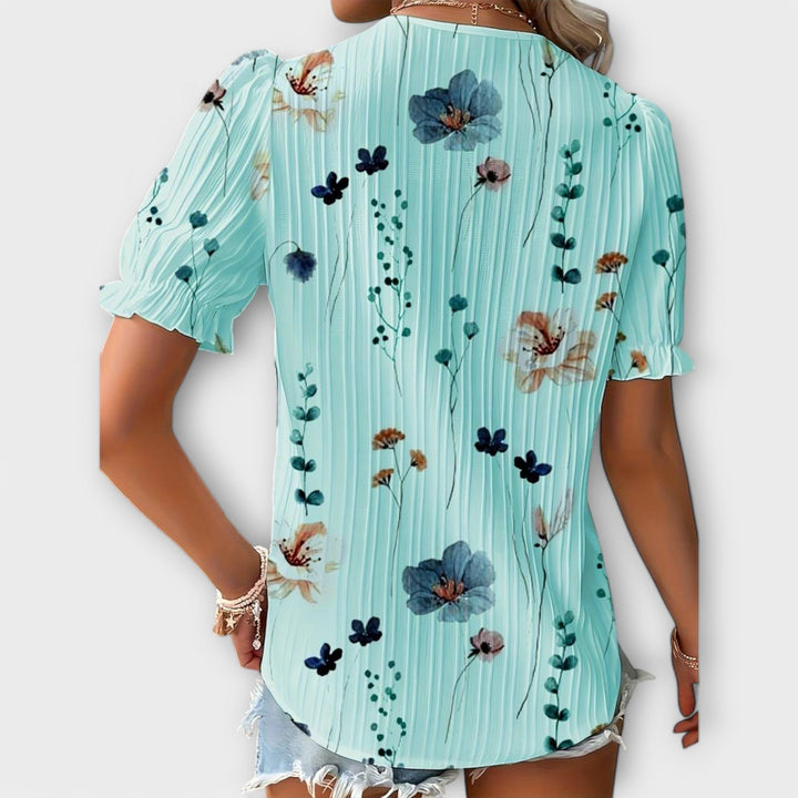 Emily - Bluse mit V-Ausschnitt