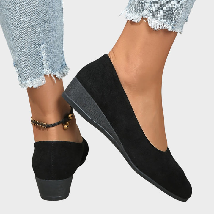 Olivia | Bequeme Ballerinas mit Keilabsatz