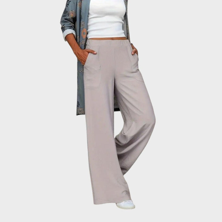 Yola™ - Lange, lässige Hosen mit hoher Taille für Frauen