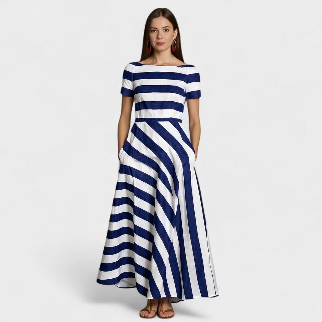 Marina – Gestreiftes Sommerkleid