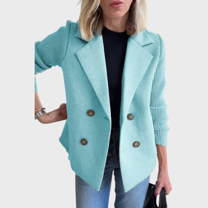 Emma | Eleganter Blazer mit Strickärmeln