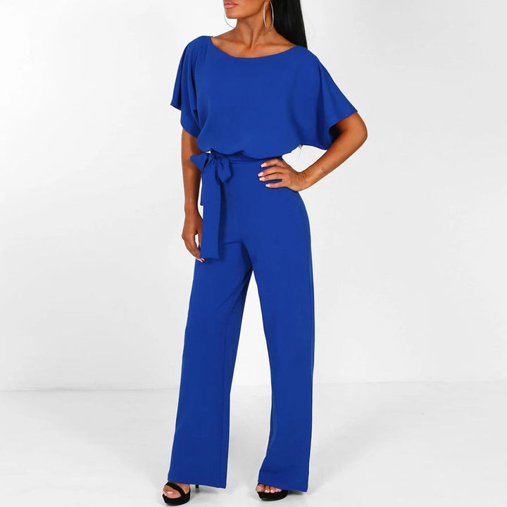 Laverna - Stilvolles Gürtel-Jumpsuit mit weitem Bein