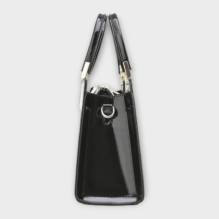 CROCODILE™ | Glänzende Tasche mit Krokodilleder-Design
