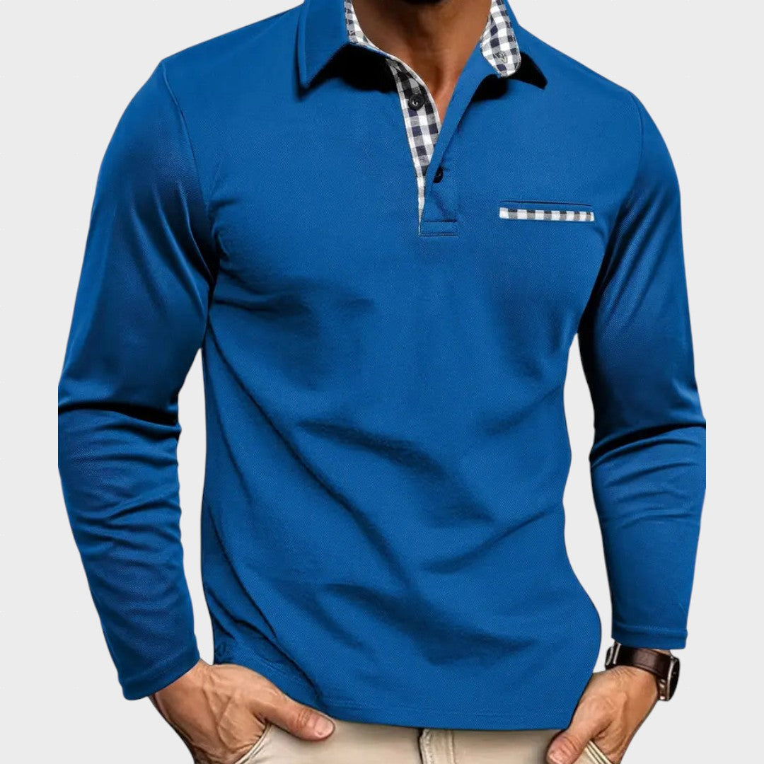 Noah | Langärmeliges Poloshirt