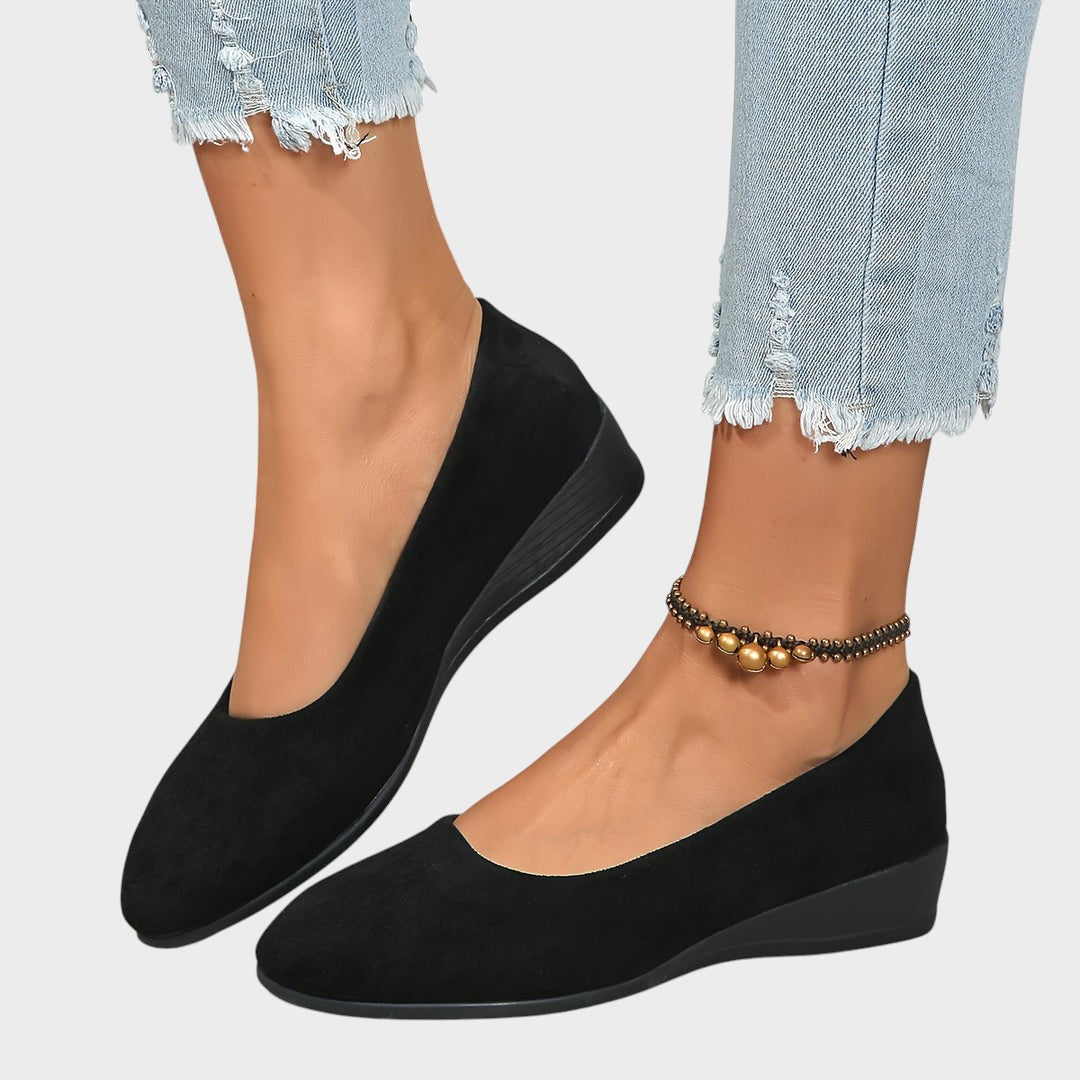 Olivia | Bequeme Ballerinas mit Keilabsatz