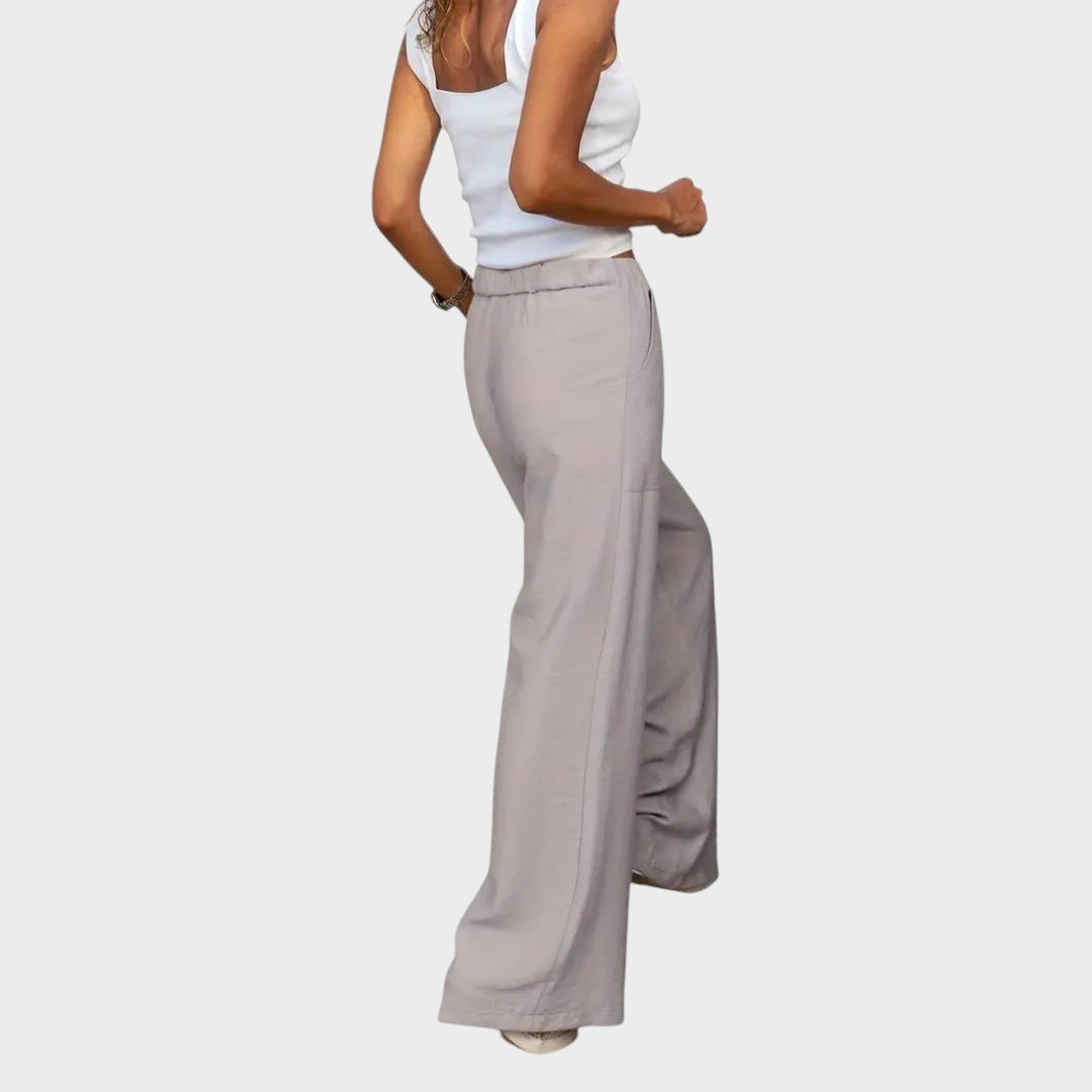 Yola™ - Lange, lässige Hosen mit hoher Taille für Frauen