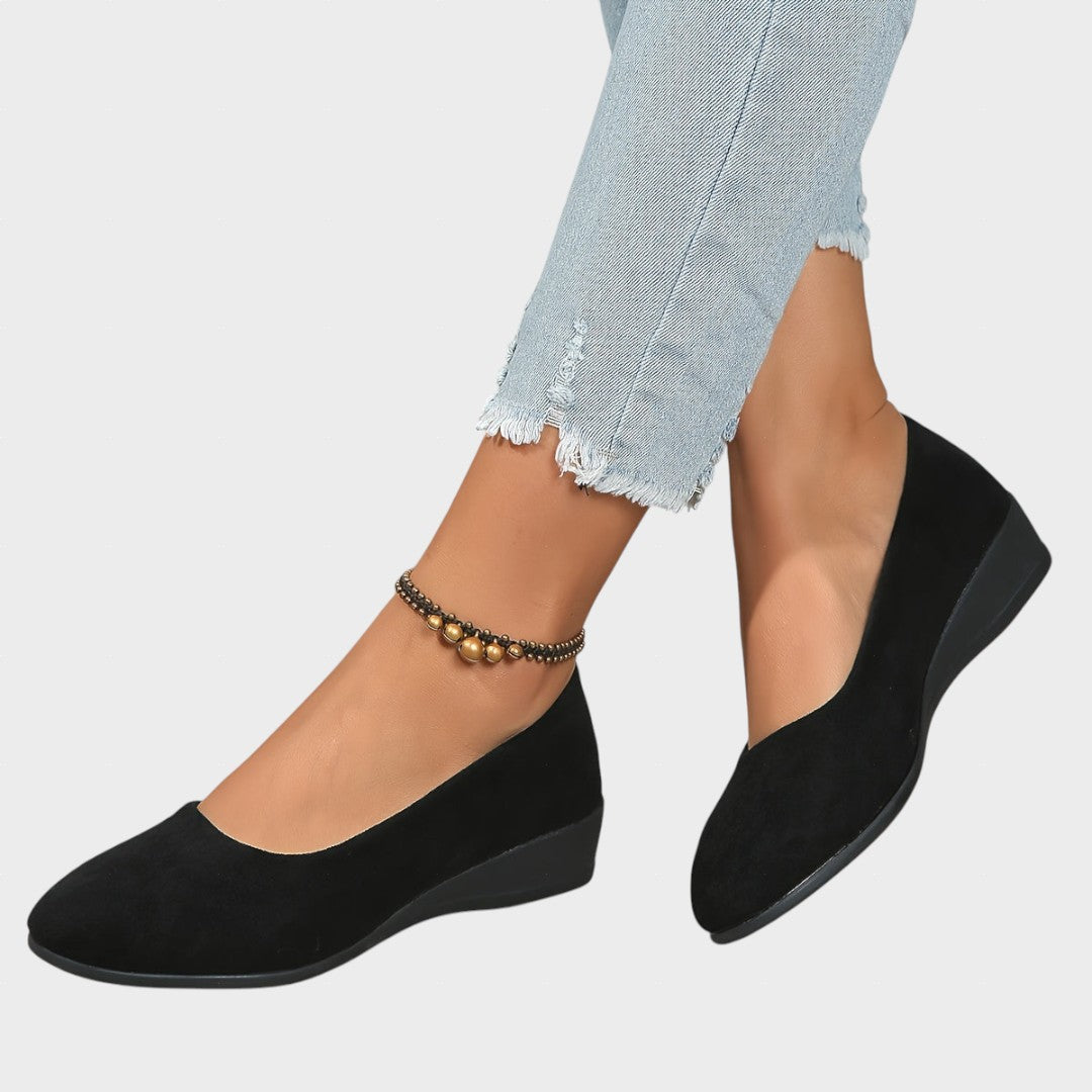 Olivia | Bequeme Ballerinas mit Keilabsatz