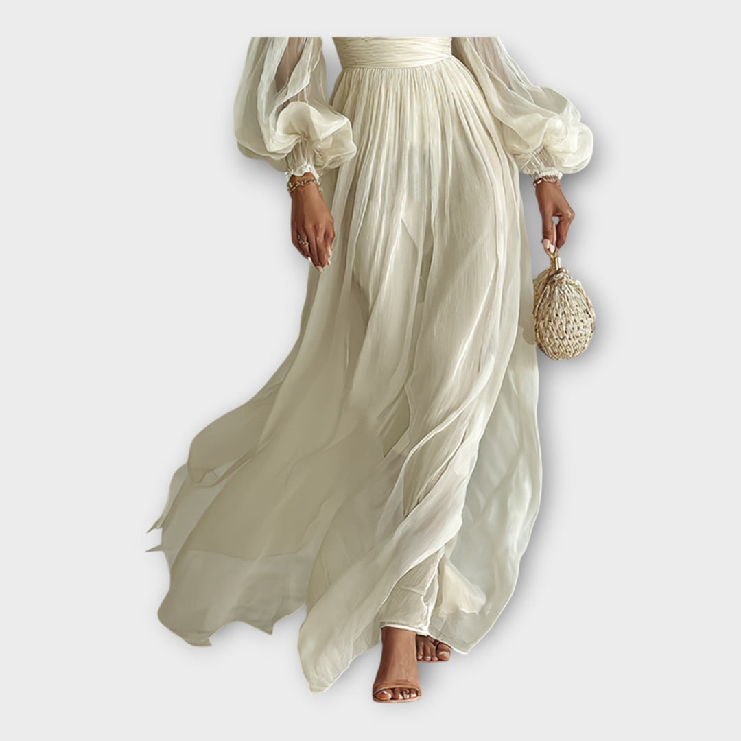 Luftige Maxikleid mit romantischem Schnitt
