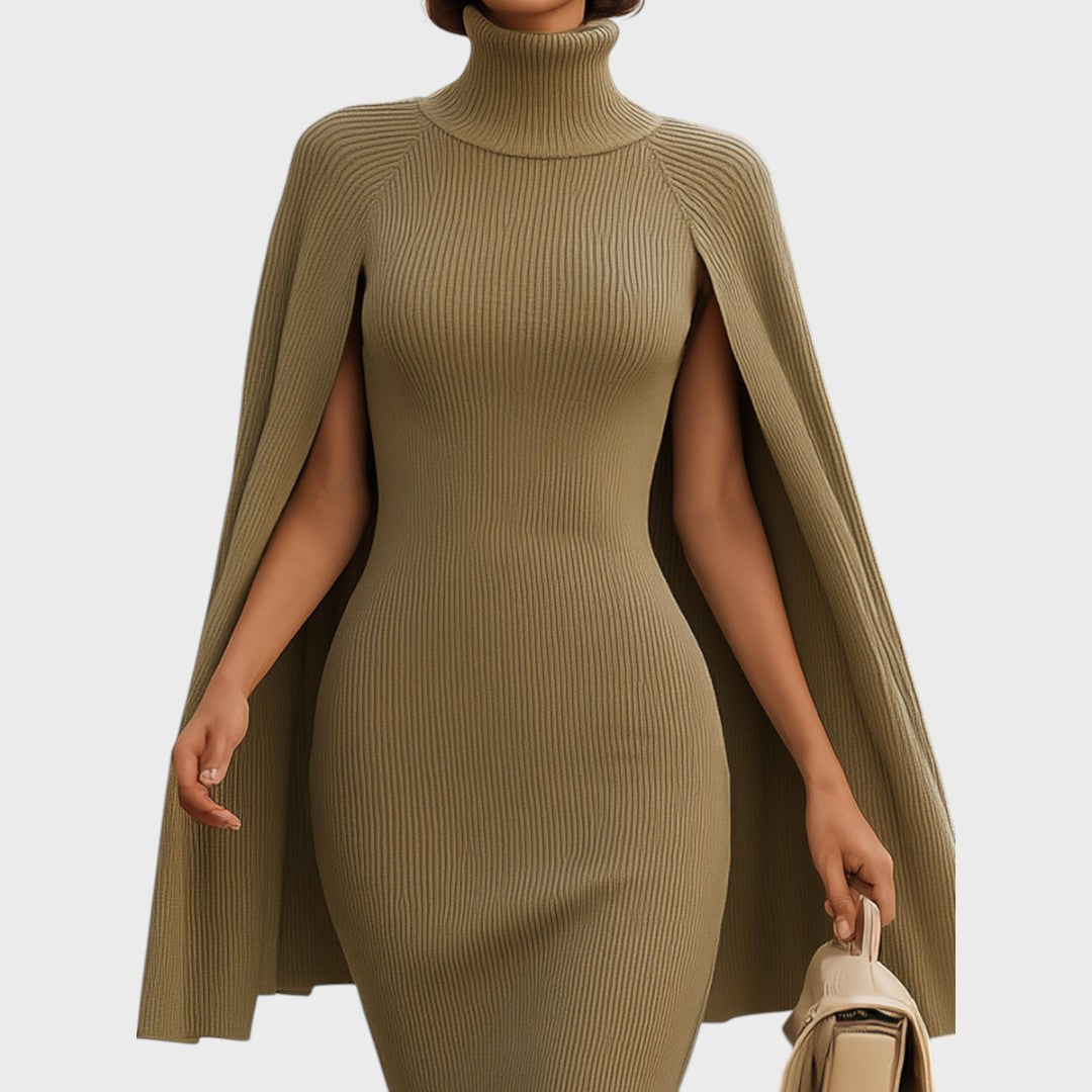 Denisa | Gerippter Strickkleid