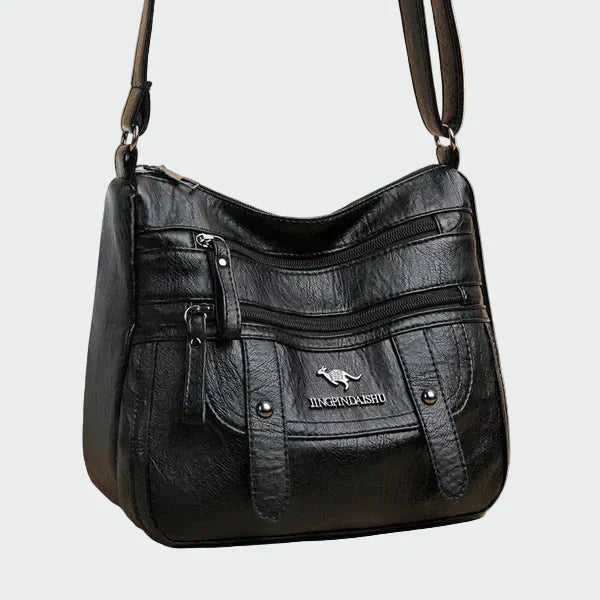 Elegante Kosmetiktasche aus Leder