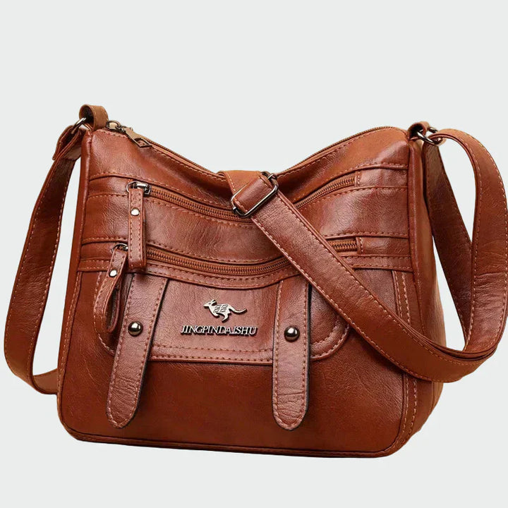 Elegante Kosmetiktasche aus Leder