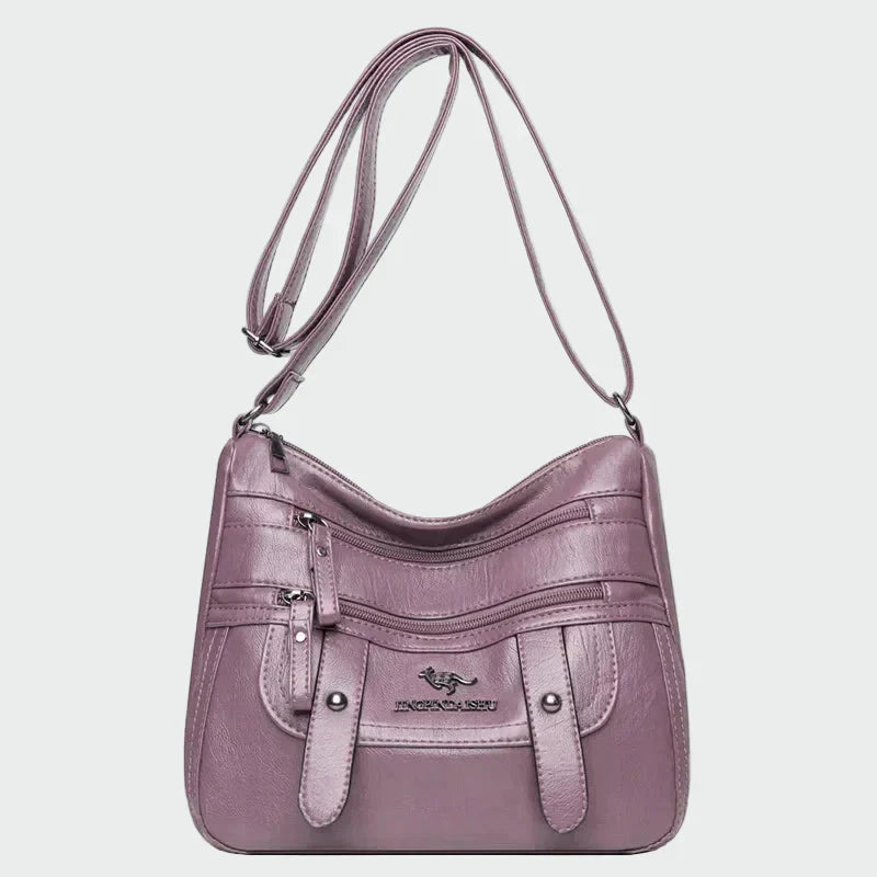 Elegante Kosmetiktasche aus Leder