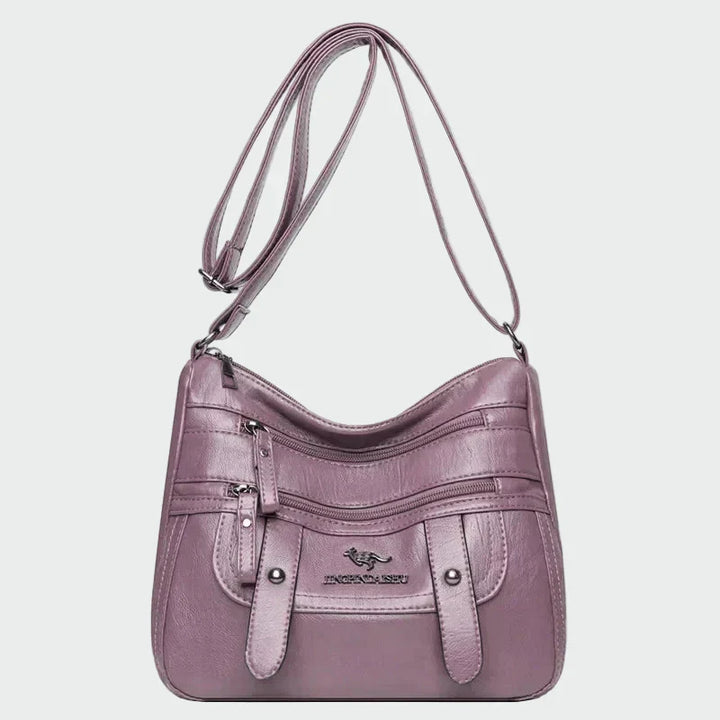 Elegante Kosmetiktasche aus Leder