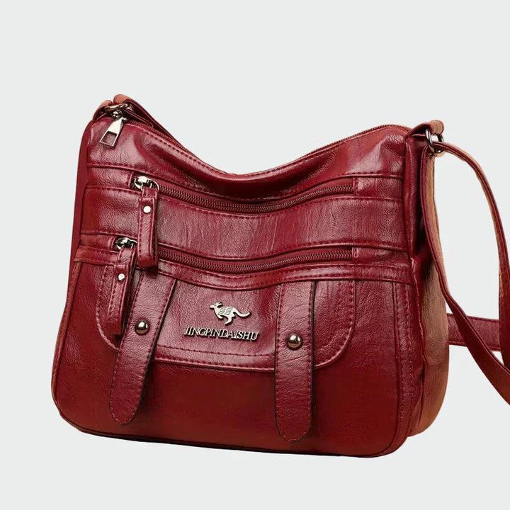Elegante Kosmetiktasche aus Leder