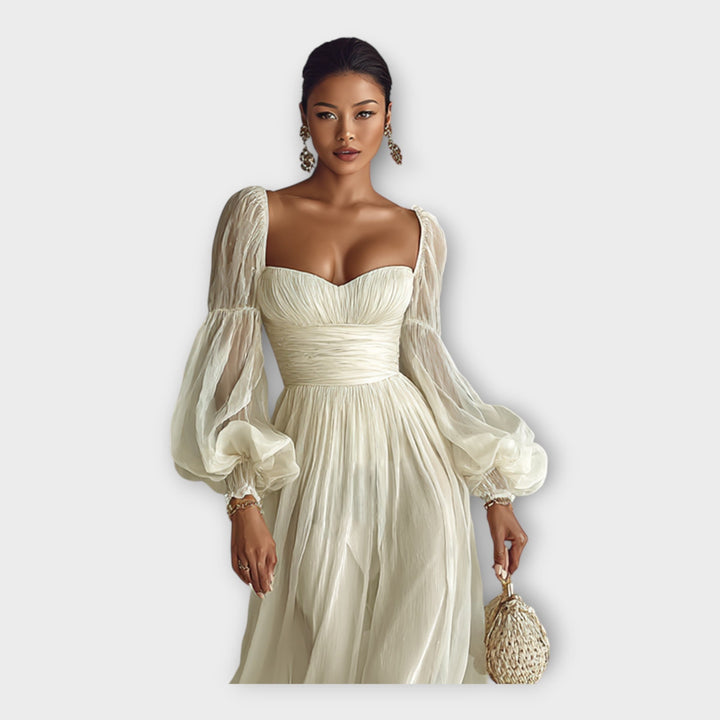 Luftige Maxikleid mit romantischem Schnitt