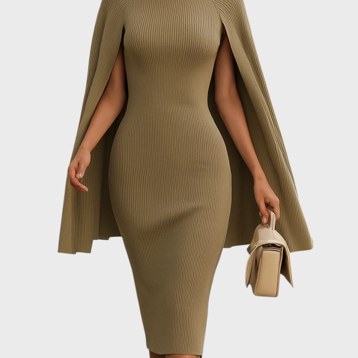 Denisa | Gerippter Strickkleid