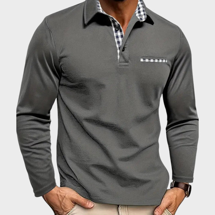 Noah | Langärmeliges Poloshirt