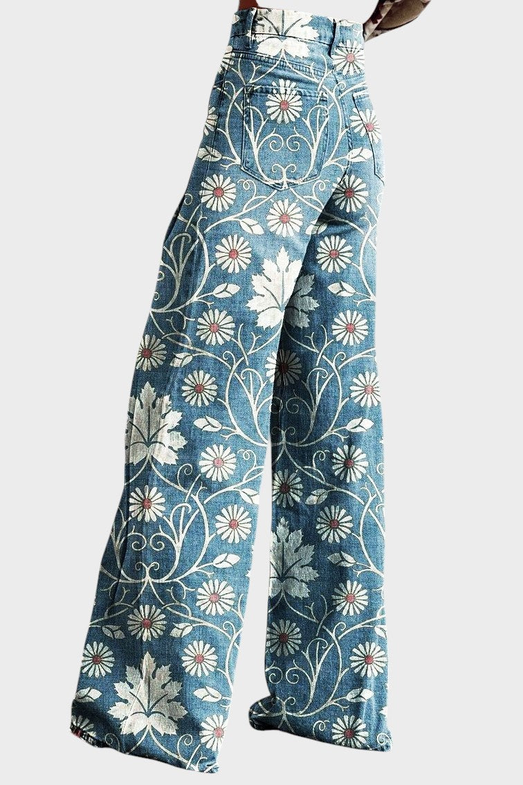 Amara™ | Boho breite Hosen mit Stickerei