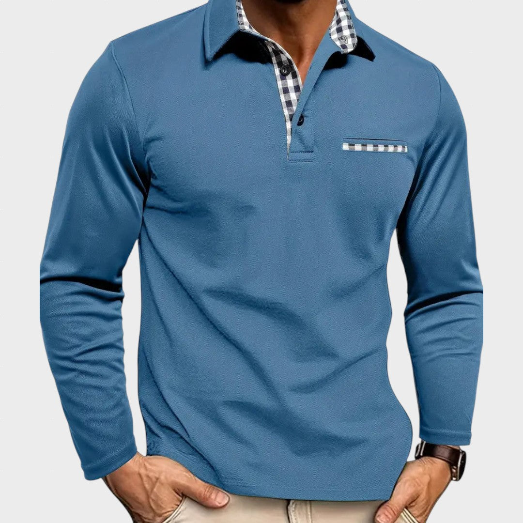 Noah | Langärmeliges Poloshirt