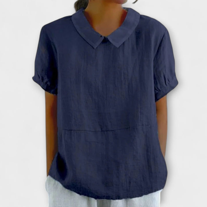 Lia - Kurzärmlige Bluse