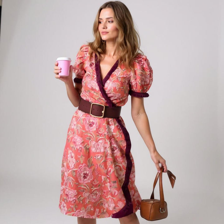 PAMELA™ | Elegante rosa Kleider