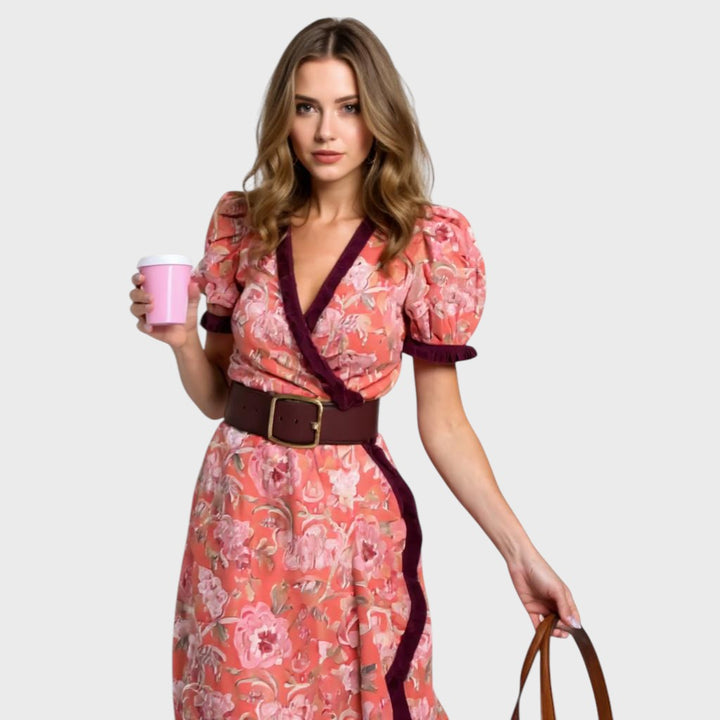 PAMELA™ | Elegante rosa Kleider