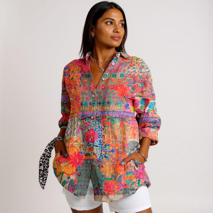 DALIA™ | Damen Blumenbluse