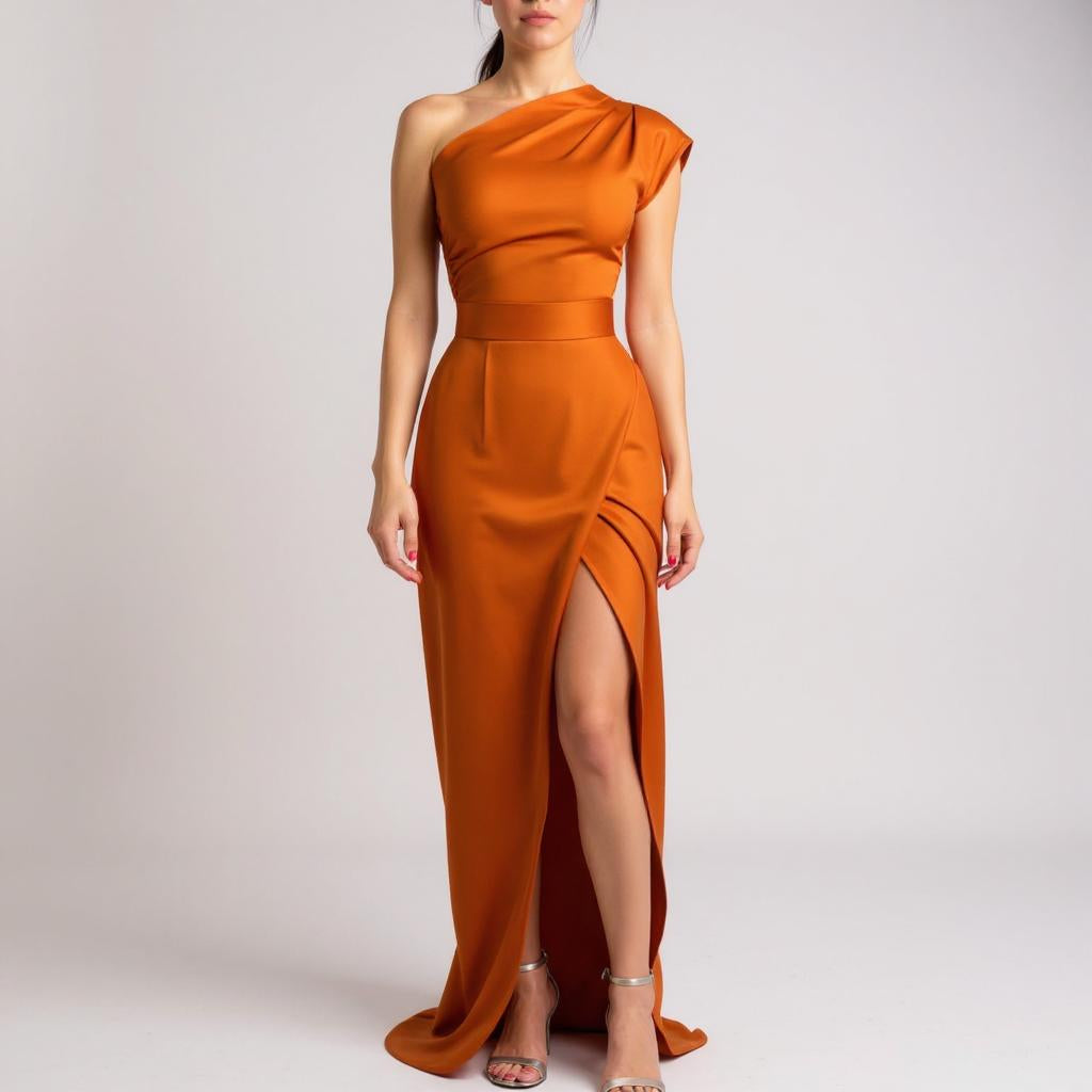 JANOVA | Asymmetrisches Abendkleid mit Schlitz