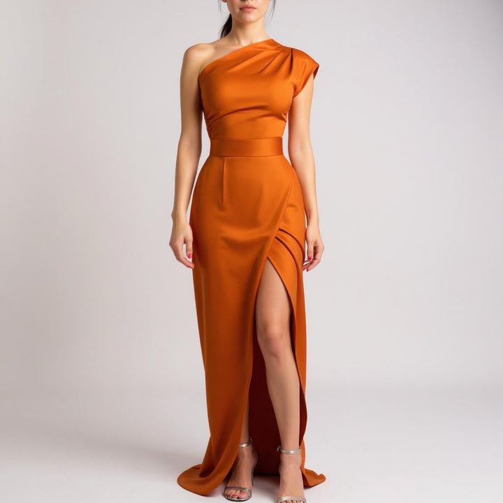 JANOVA | Asymmetrisches Abendkleid mit Schlitz