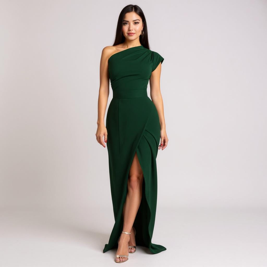 JANOVA | Asymmetrisches Abendkleid mit Schlitz