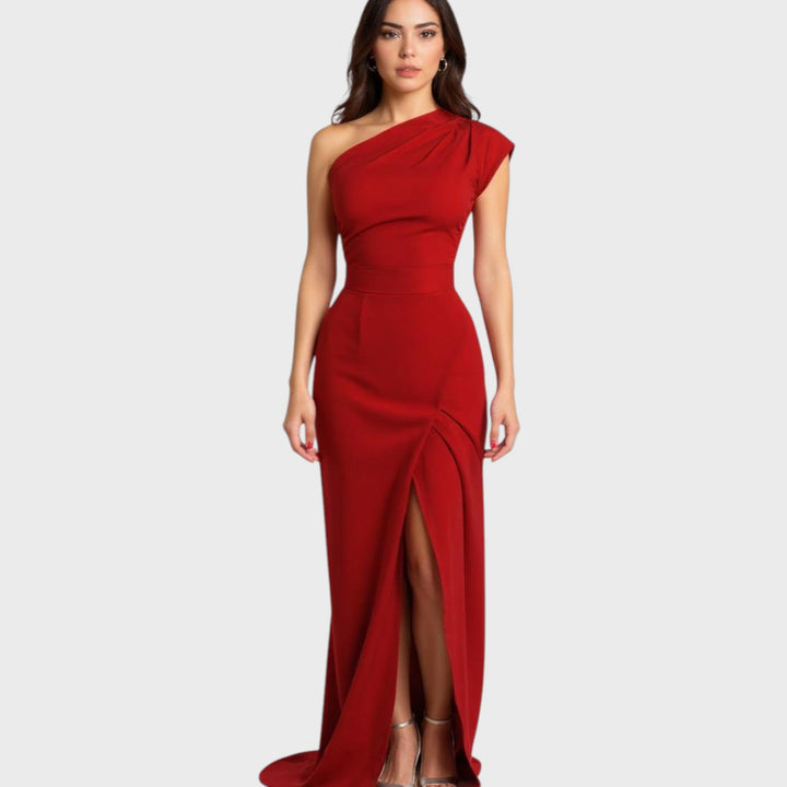 JANOVA | Asymmetrisches Abendkleid mit Schlitz
