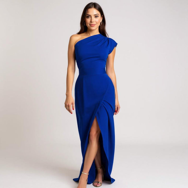 JANOVA | Asymmetrisches Abendkleid mit Schlitz