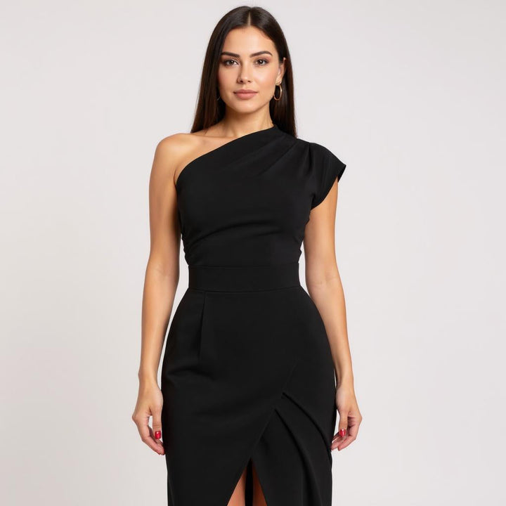 JANOVA | Asymmetrisches Abendkleid mit Schlitz