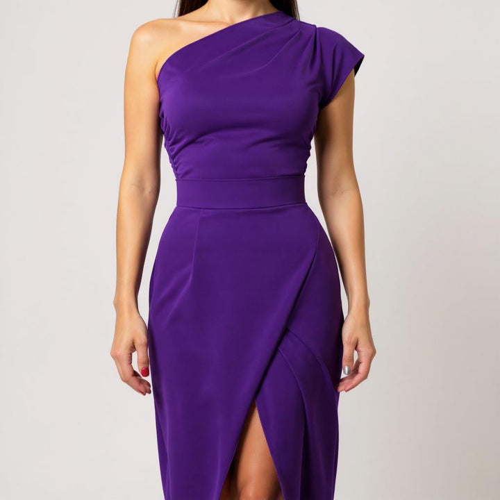 JANOVA | Asymmetrisches Abendkleid mit Schlitz